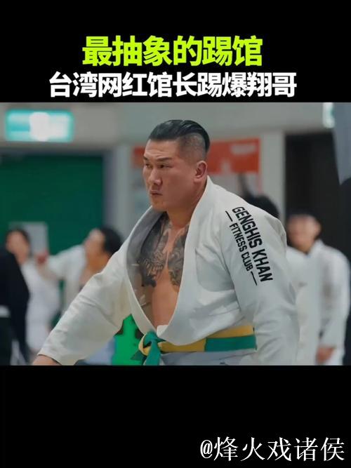 旋风翔哥踢馆台湾网红馆长，结果被一顿大鞭腿踢成了陀螺！